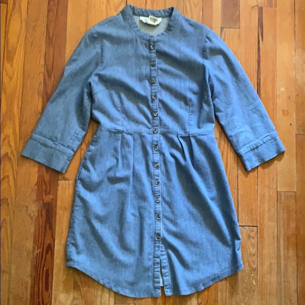 SALE! 🖤 BB Dakota Blue Pinstripe Tunic Dress 12